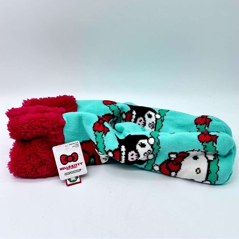 Hello Kitty and Friends Ladies Gripper Bottom Slipper Cozy Warmers Socks